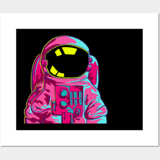Psychedelic astronaut Posters and Art